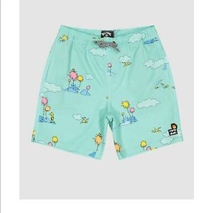 Little boys Dr. Seuss Lorax swim trunks